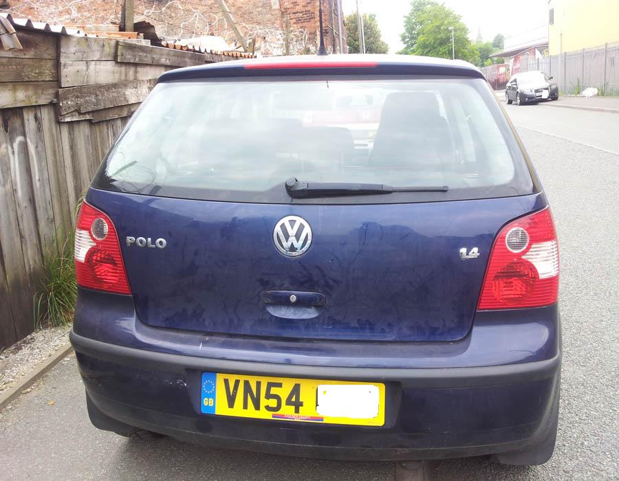 VW Polo Twist bumper-rear